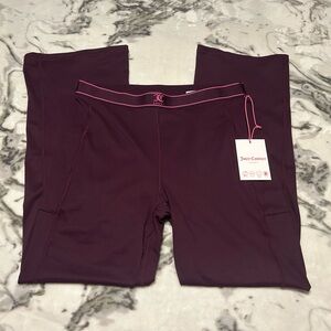 juicy couture purple flare pants